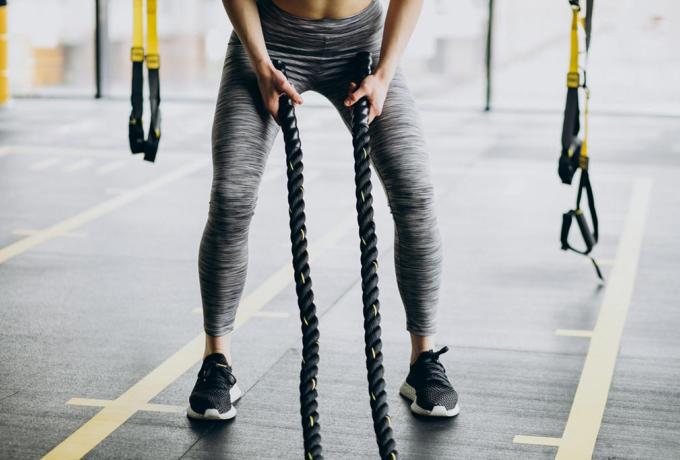 Entrenamiento cruzado en el gimnasio